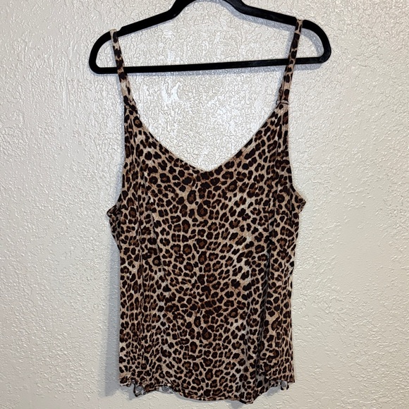 torrid Tops - torrid Leopard Print Cami in Brown and Black